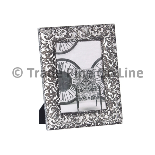 Ant.Silver Embossed Photoframe