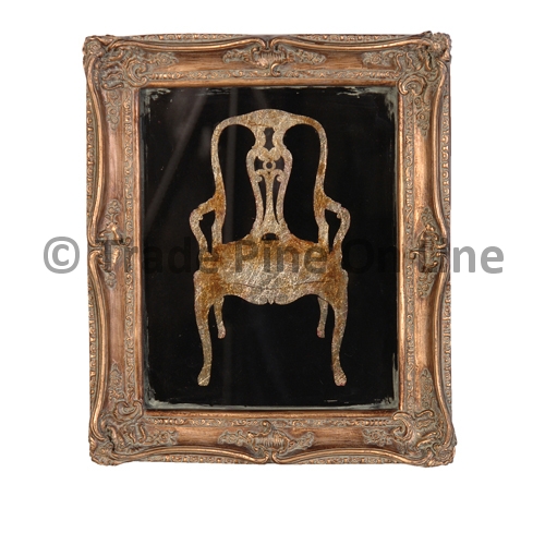 Antique Gold Effect Chair Picture