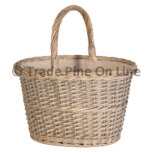 Willow Basket with Lining