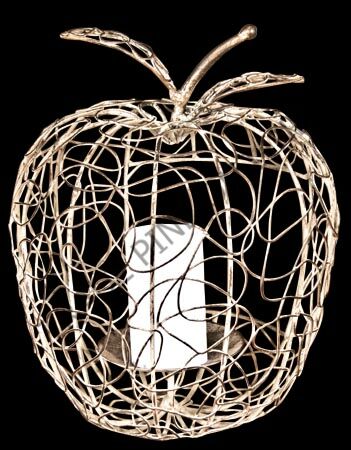 WROUGHT APPLE CANDLE CAGE